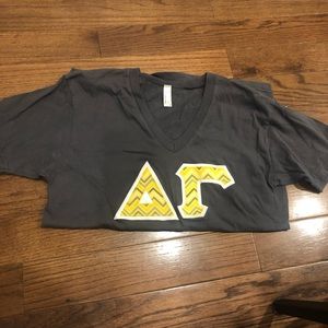 delta gamma hard letter shirt